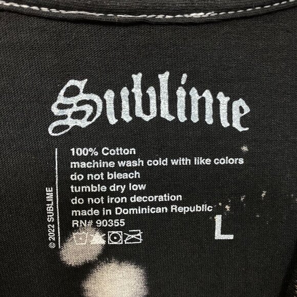 Sublime 40 Oz To Freedom Album Cover Sun Logo Tie-Dye T-Shirt Large - Picture 4 of 4